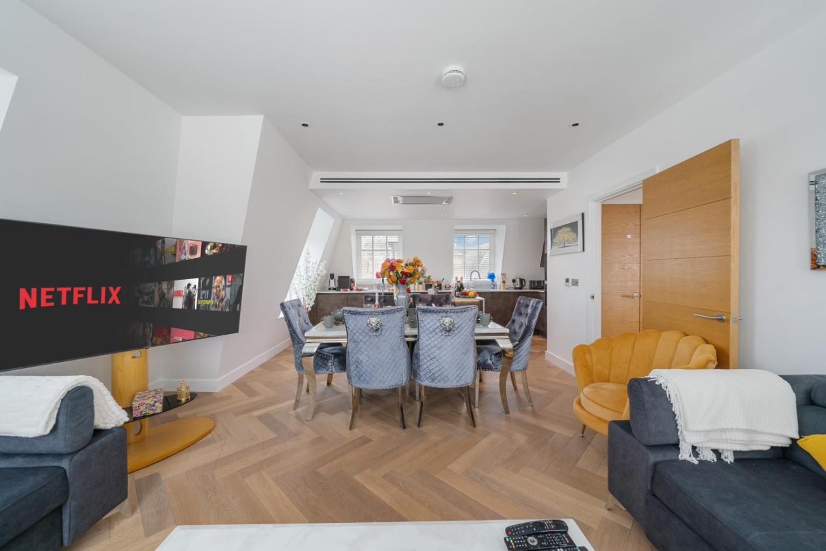 Elegant 3-Bedroom Penthouse In Marble Arch 70 Londra Dış mekan fotoğraf