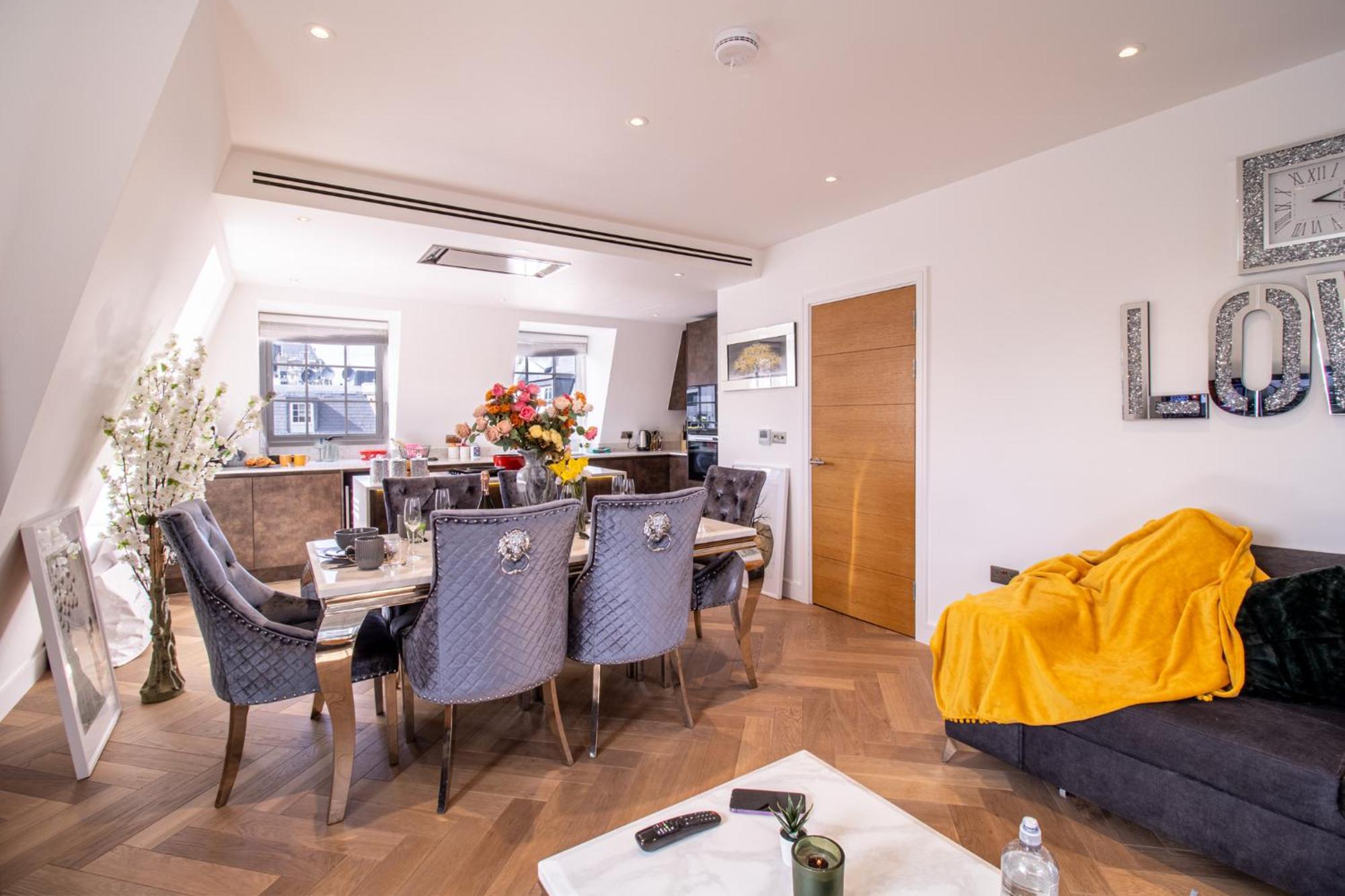 Elegant 3-Bedroom Penthouse In Marble Arch 70 Londra Dış mekan fotoğraf