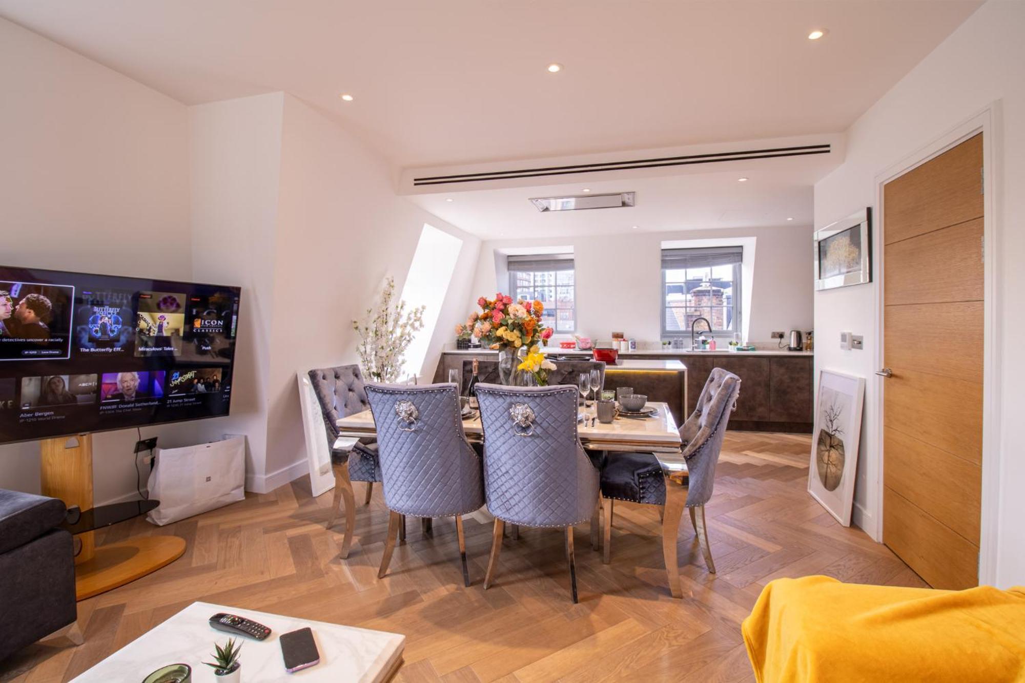 Elegant 3-Bedroom Penthouse In Marble Arch 70 Londra Dış mekan fotoğraf