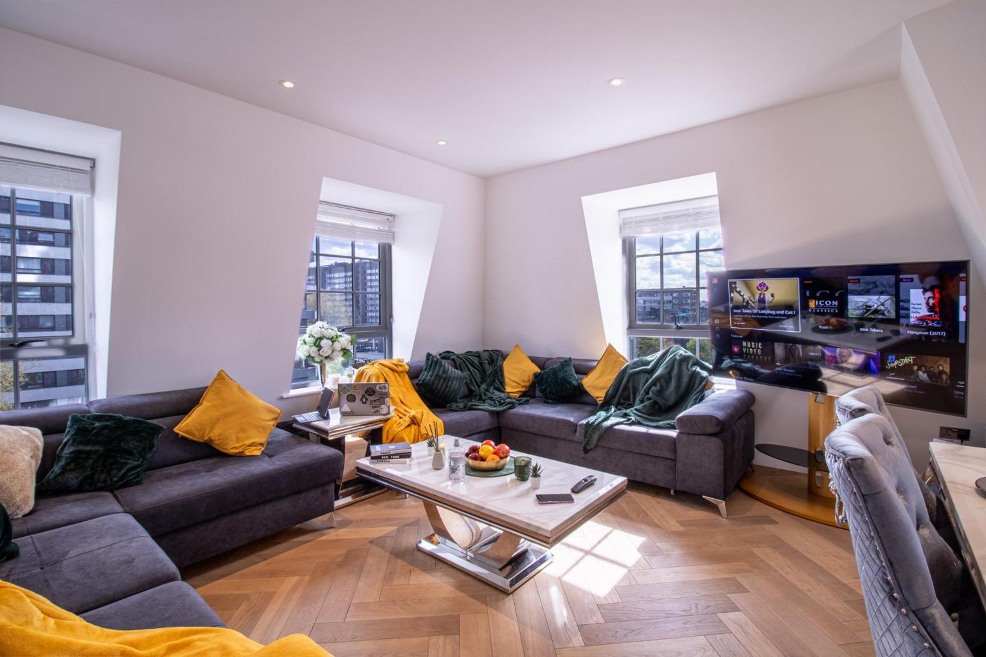 Elegant 3-Bedroom Penthouse In Marble Arch 70 Londra Dış mekan fotoğraf