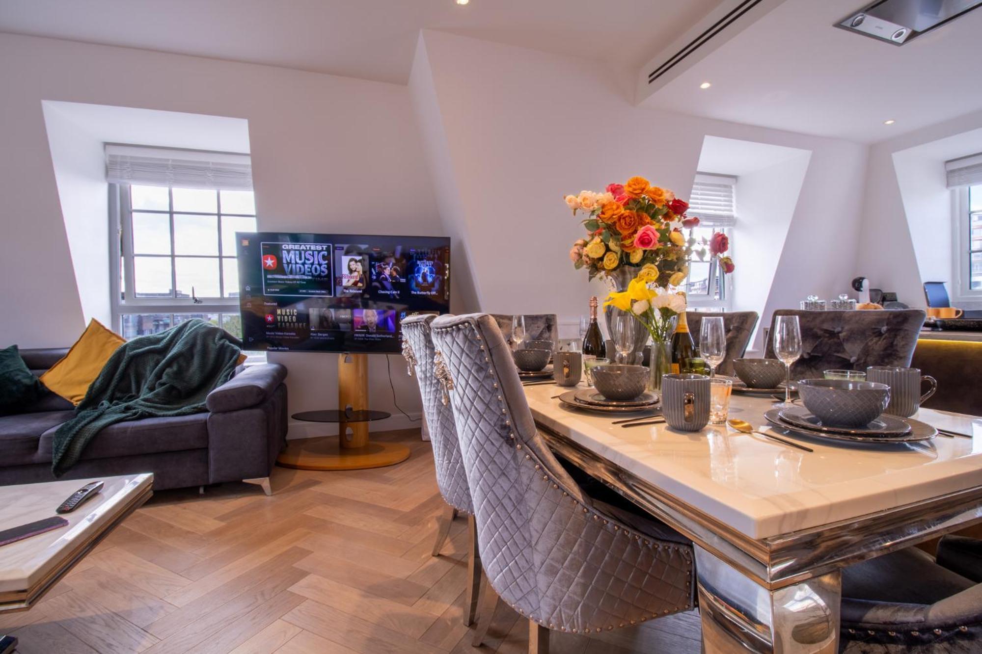 Elegant 3-Bedroom Penthouse In Marble Arch 70 Londra Dış mekan fotoğraf